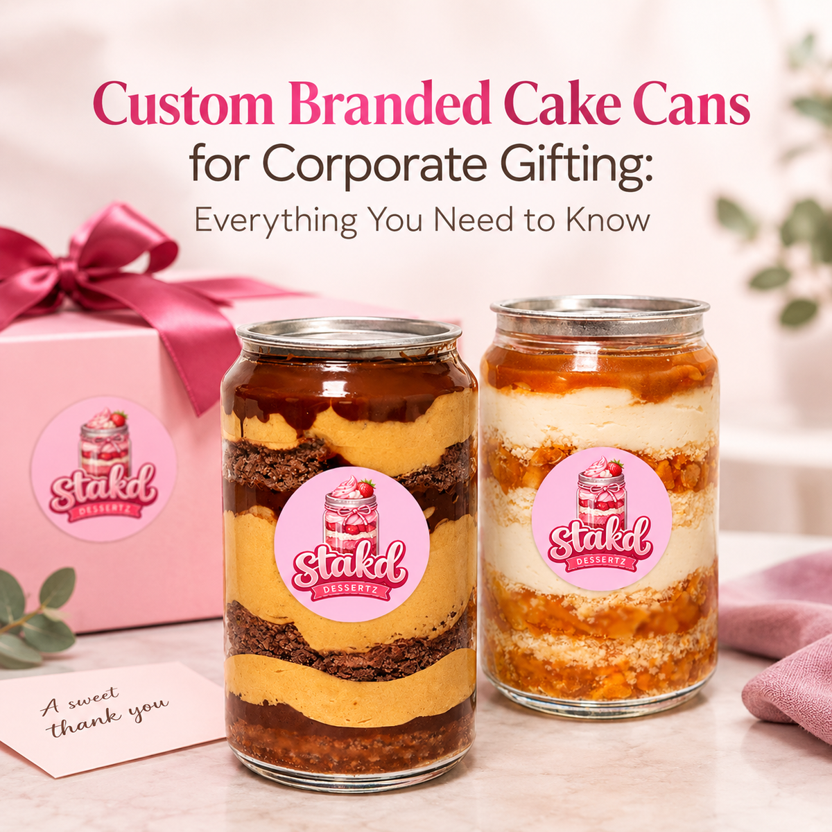 Custom Branded Cake Cans for Corporate Gifting: Everything You Need to Know