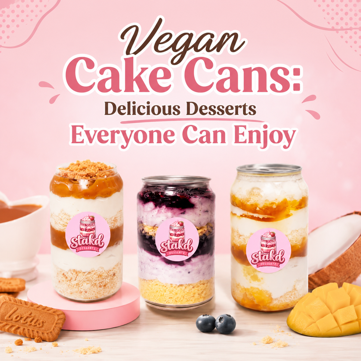 Vegan Cake Cans: Delicious Desserts Everyone Can Enjoy